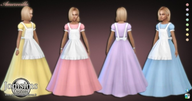 Sims 4 Amerveilla dress at Jomsims Creations