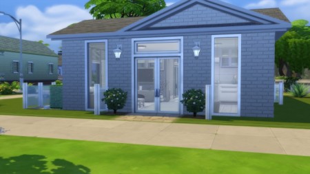 Small Modern Grey & White Themed Home by AnimeKayleigh at Mod The Sims