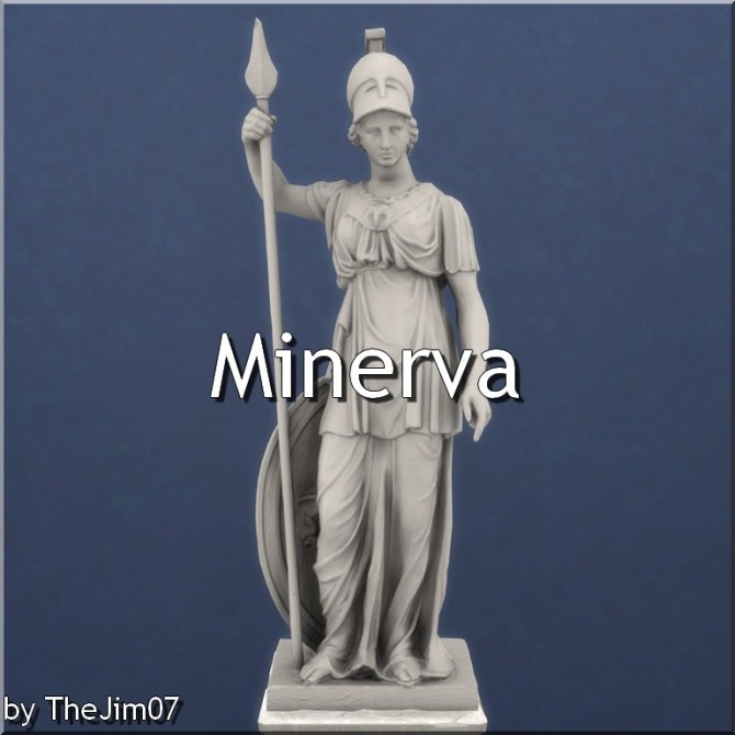 Sims 4 Minerva statue by TheJim07 at Mod The Sims