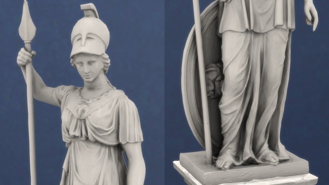 Sims 4 Minerva statue by TheJim07 at Mod The Sims
