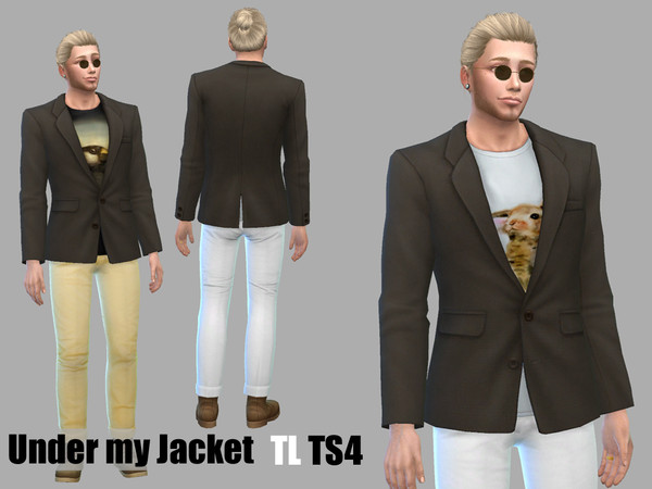 Sims 4 Under my Jacket by TitusLinde at TSR