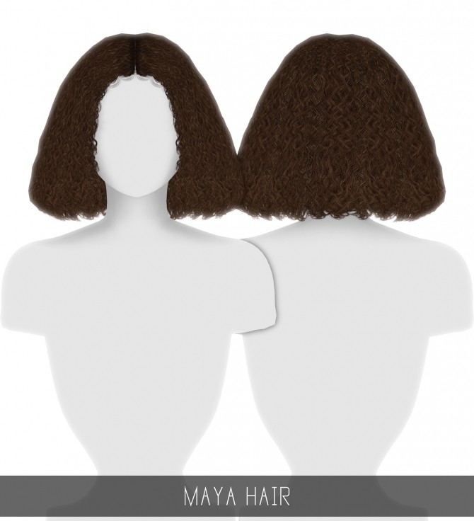 Sims 4 MAYA HAIR + TODDLER & CHILD at Simpliciaty