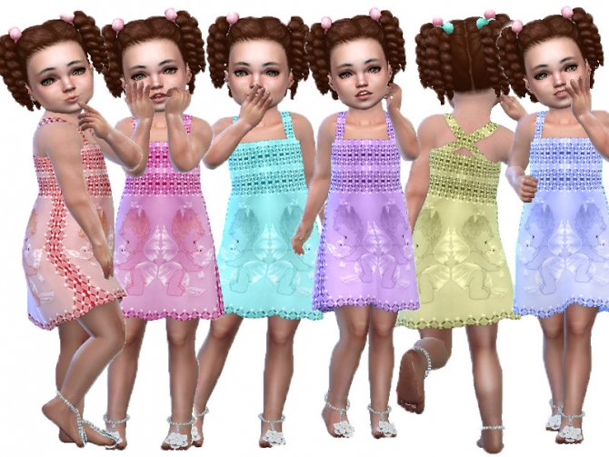 Angel dress by TrudieOpp at TSR » Sims 4 Updates