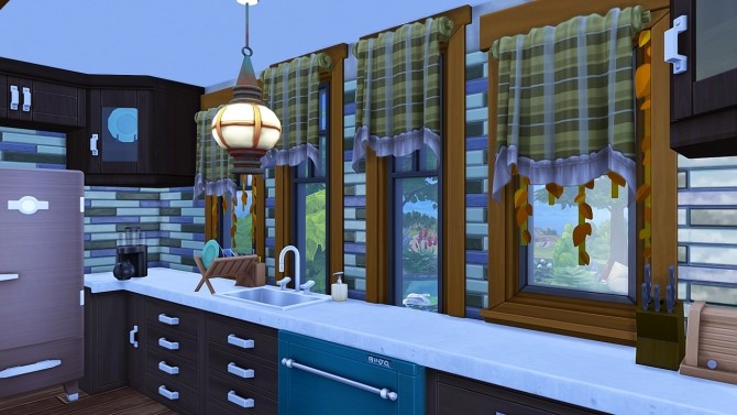 Sims 4 LAKESIDE A FRAME COTTAGE at Aveline Sims