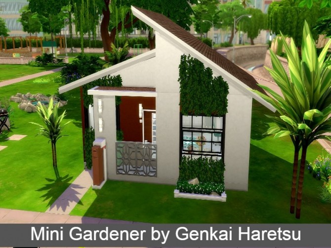 Sims 4 Tiny Gardener house by GenkaiHaretsu at TSR