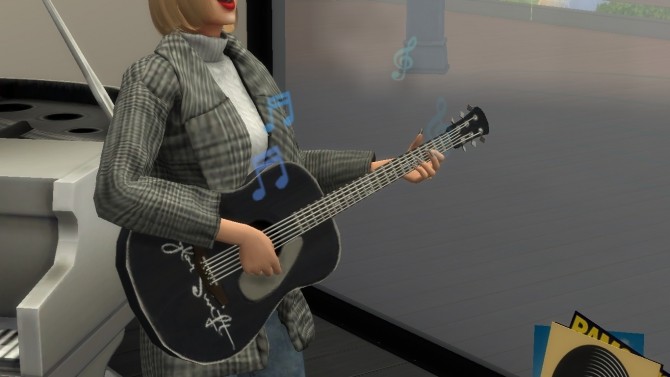 Sims 4 Taylor Swift guitar by simslyswift at Mod The Sims