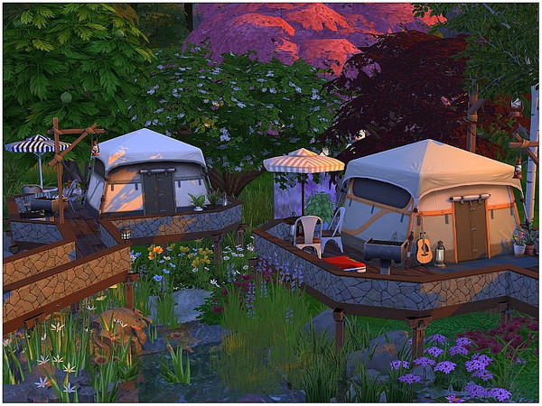 Sims 4 Cinema Camping by lotsbymanal at TSR