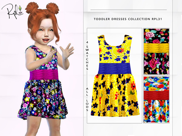 Sims 4 Toddler Dresses Collection RPL31 by RobertaPLobo at TSR