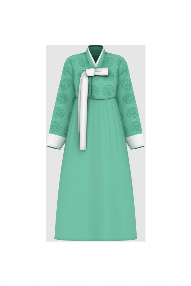 Sims 4 Modern Girl Fashion Set: Hanbok, dress and hat at Happy Life Sims