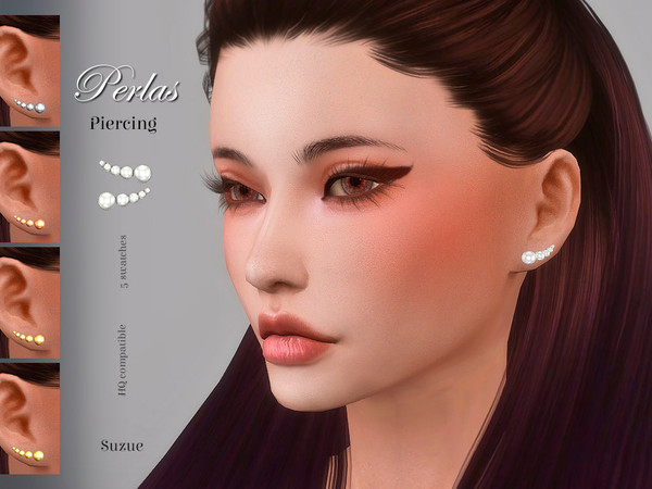 Sims 4 Perlas Piercing by Suzue at TSR