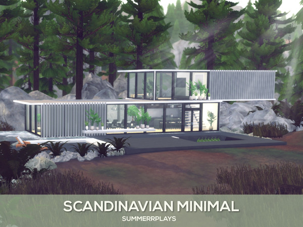 Sims 4 Scandinavian Minimal by Summerr Plays at TSR