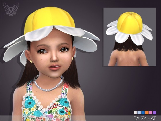 Sims 4 Daisy Hat For Toddlers at Giulietta
