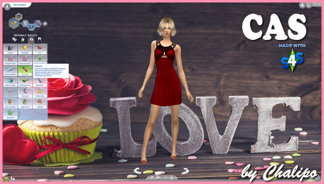 Sims 4 Love CAS background by Chalipo at All 4 Sims