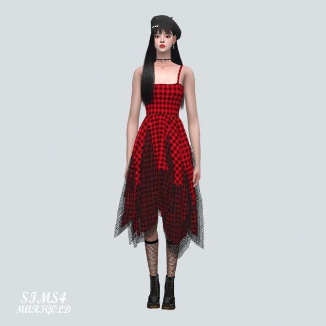 Sims 4 Unique Mesh Dress at Marigold