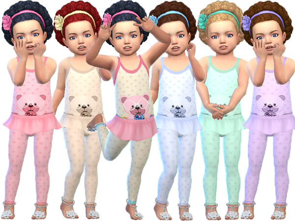 Sims 4 Teddie toddler suit by TrudieOpp at TSR