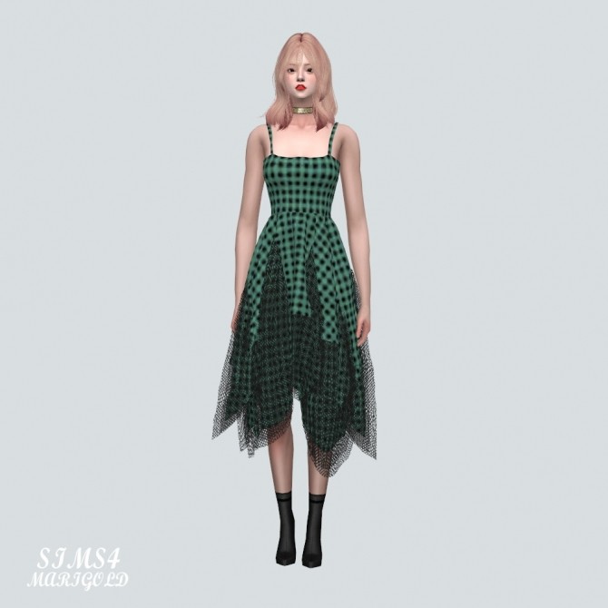Sims 4 Unique Mesh Dress at Marigold