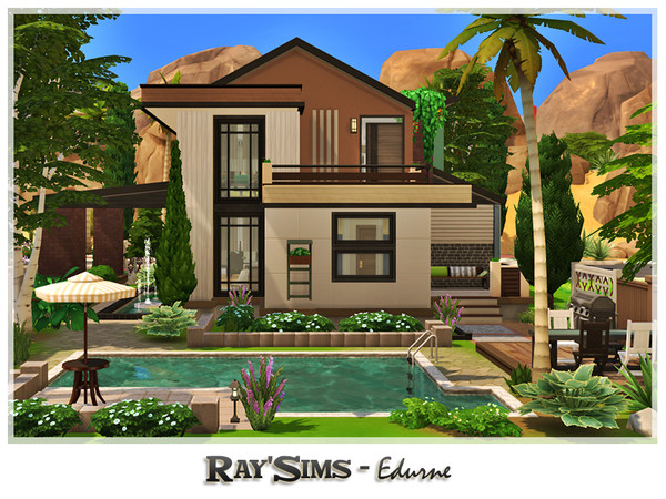 Sims 4 Edurne house by Ray Sims at TSR