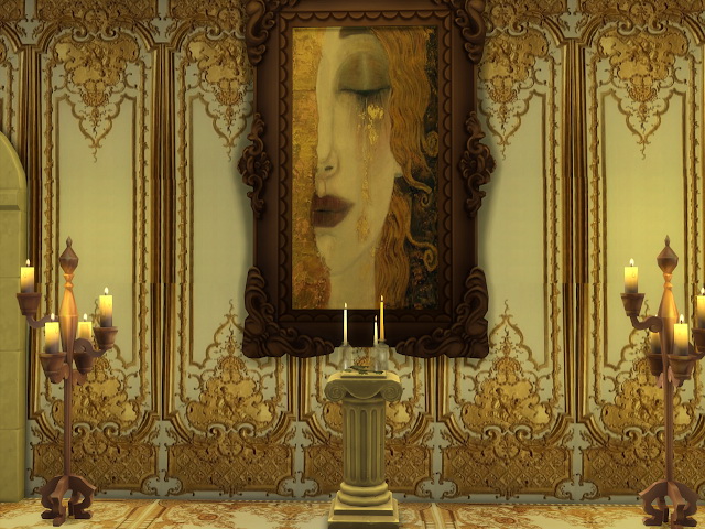 Sims 4 Gold panels at Anna Quinn Stories