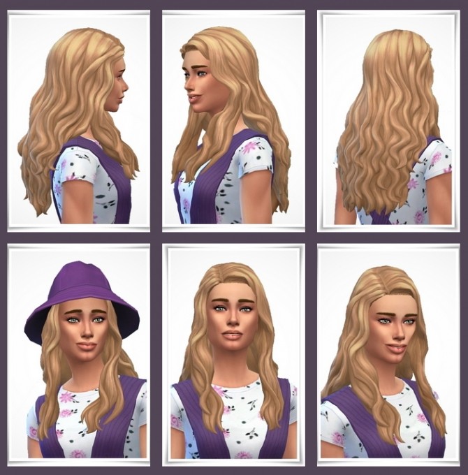Sims 4 Grace Waves hair at Birksches Sims Blog