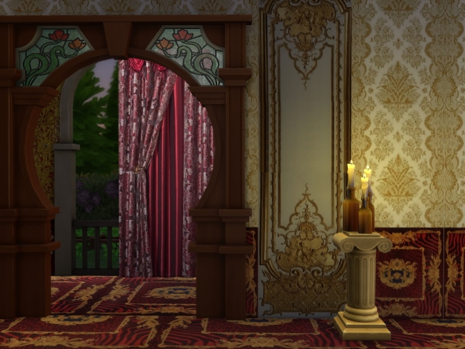 Gold panels at Anna Quinn Stories » Sims 4 Updates