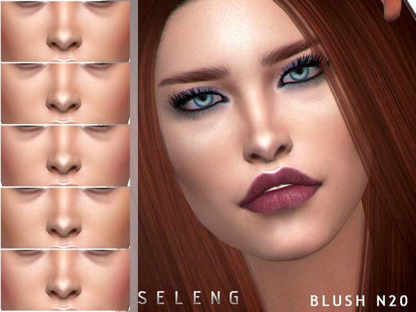 Sims 4 Blush N20 by Seleng at TSR