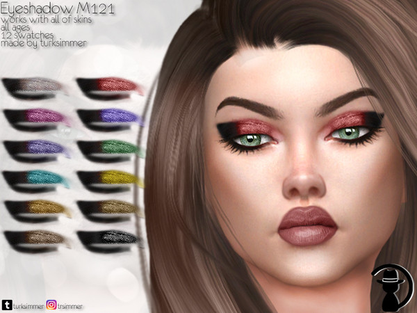 Sims 4 Eyeshadow M121 by turksimmer at TSR
