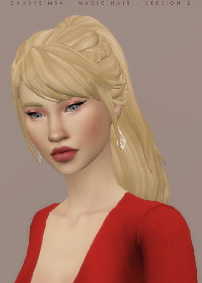 Sims 4 MAGIC HAIR NEW VERSIONS at Candy Sims 4