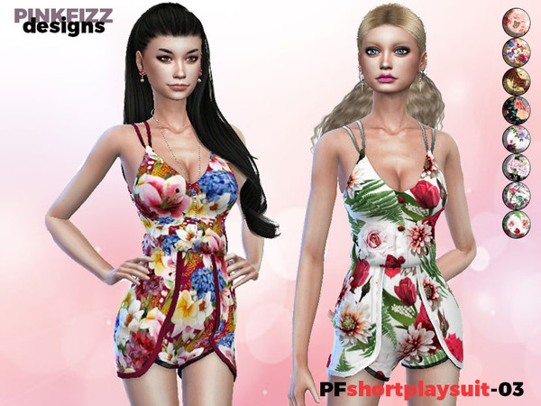 Sims 4 Playsuit PF03 by Pinkfizzzzz at TSR