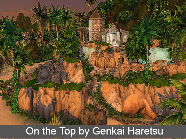 Sims 4 On The Top house by GenkaiHaretsu at TSR