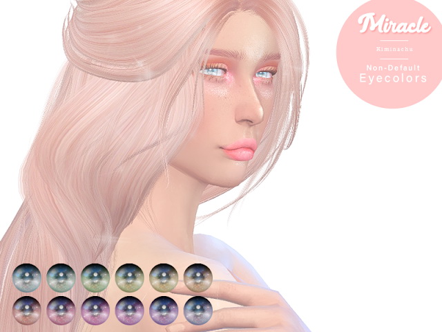 Sims 4 Miracle Non Default Eye Color at Kiminachu CC