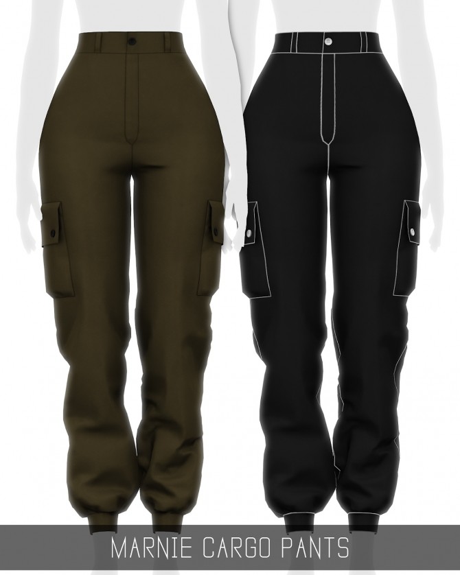 Sims 4 MARNIE CARGO PANTS at Simpliciaty