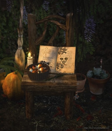 Outdoor Retreat Wooden Chair Retexture at Blue Ancolia