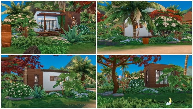 Sims 4 TINY BEACH HOUSE at Luna Sims