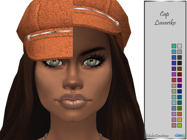 Sims 4 Cap Lunariko by MahoCreations at TSR