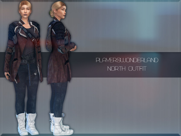 Sims 4 North Outfit Final by PlayersWonderland at TSR