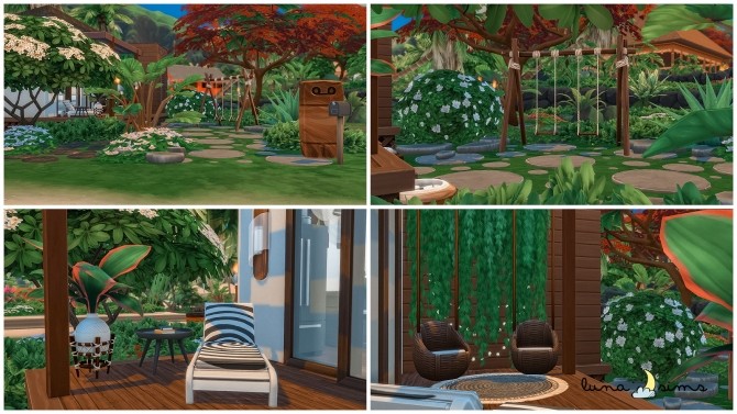 Sims 4 TINY BEACH HOUSE at Luna Sims