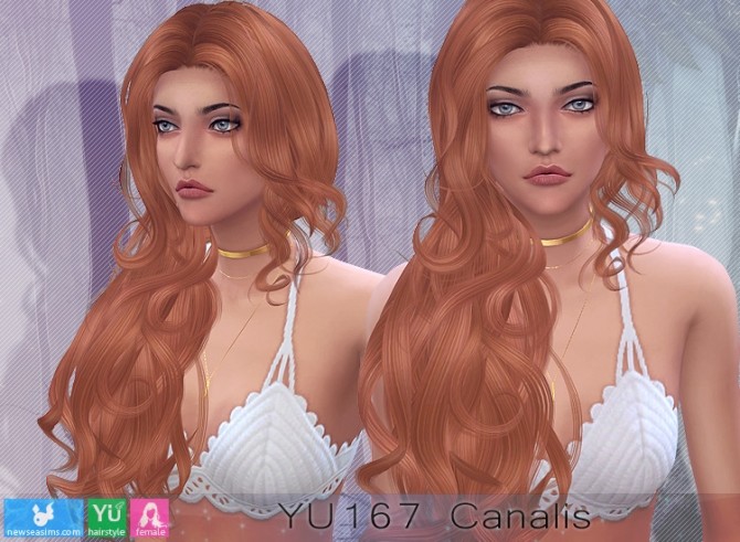Sims 4 YU167 Canalis hair () at Newsea Sims 4
