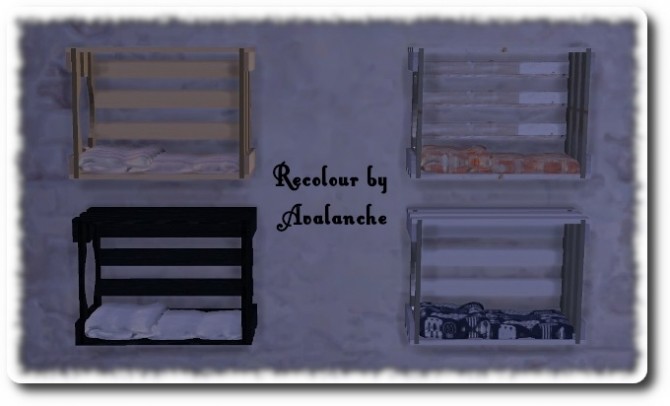 Sims 4 Recolour catwalk & crate by Avalanche at Sims Marktplatz