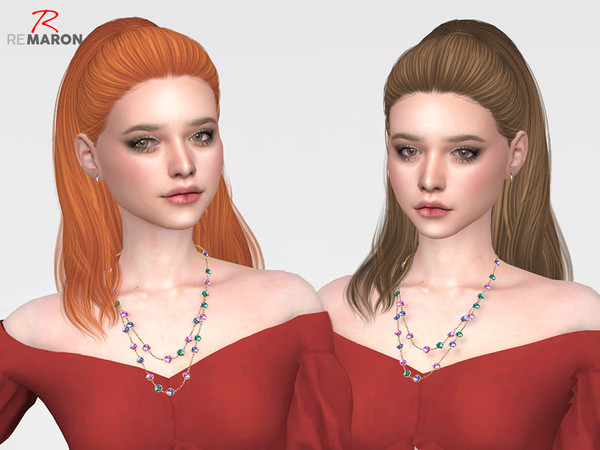 Sims 4 Mystique Hair Retexture by remaron at TSR