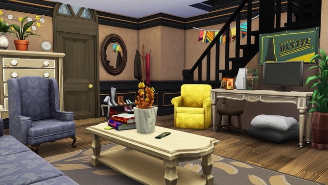 Sims 4 BRITECHESTER UNIVERSITY HOUSING at Aveline Sims