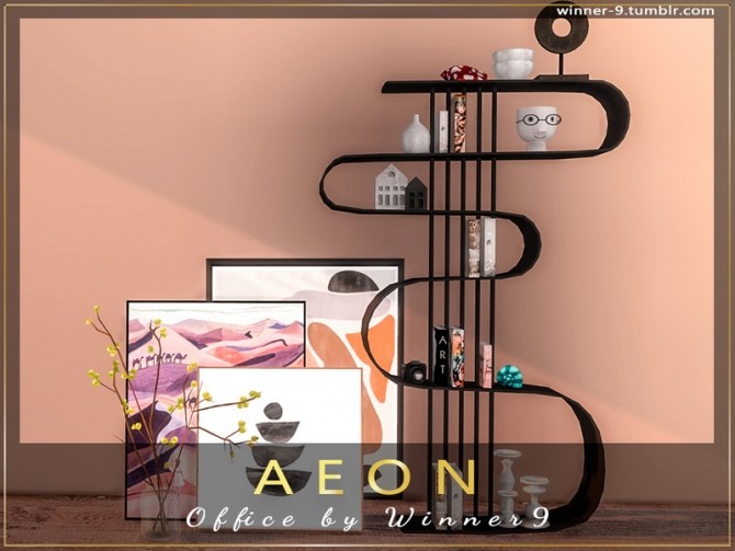 Sims 4 Aeon Office by Winner9 at TSR