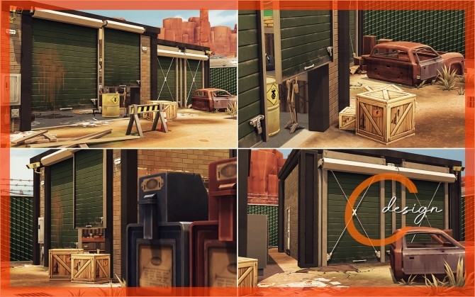 Sims 4 The Hidden Bunker at Cross Design