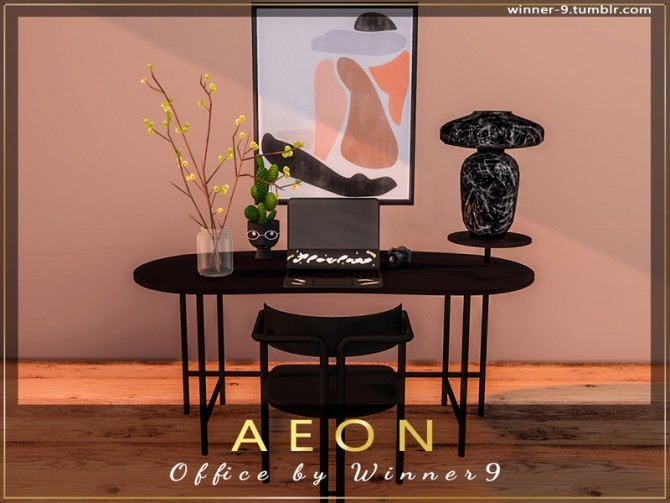 Sims 4 Aeon Office by Winner9 at TSR