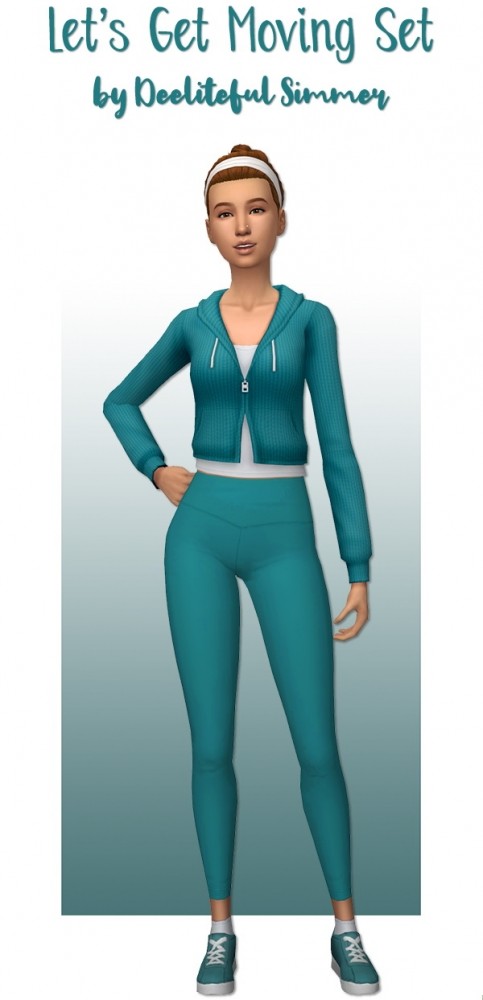 Sims 4 Lets get moving set at Deeliteful Simmer