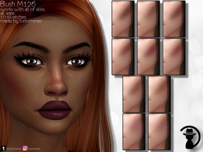 Sims 4 Blush M126 by turksimmer at TSR