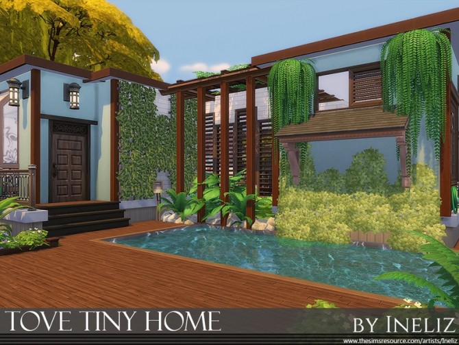 Sims 4 Tove Tiny Home by Ineliz at TSR