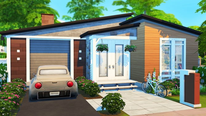 STUDENT MOM TINY HOUSE at Aveline Sims » Sims 4 Updates