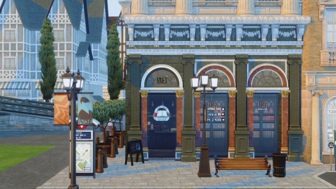 Sims 4 Baker Square Cafe at Harrie