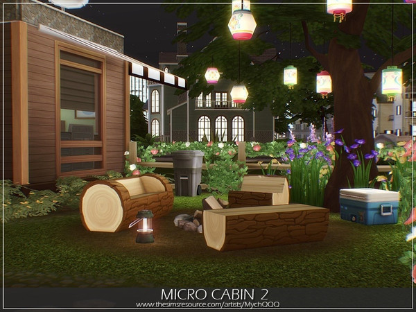 Sims 4 Micro Cabin 2 by MychQQQ at TSR