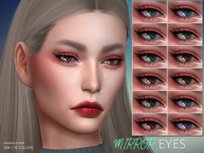 Sims 4 LMCS Mirror Eyes N24 by Lisaminicatsims at TSR